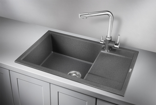 Кухонная мойка GRANULA (7805, ГРАФИТ)