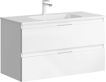 Подвесная тумба без раковины AQWELLA 100 см, ACC0110W