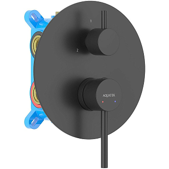 Смеситель для душа Aquatek Европа AQ1347MB Черный матовый