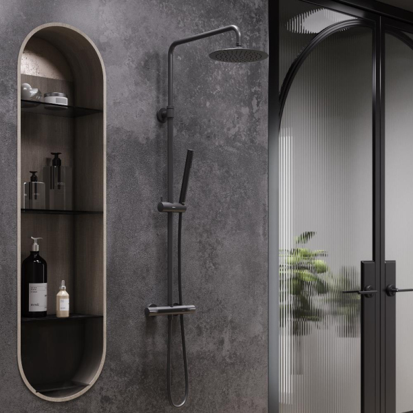 Душевая система c термостатом Damixa Scandinavian Pure, 936800300