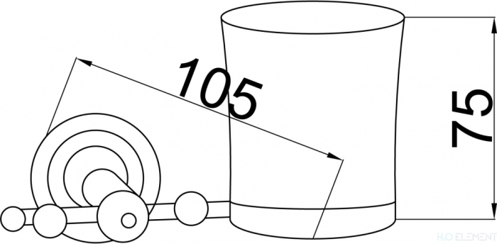 Стакан Boheme Imperiale 10404