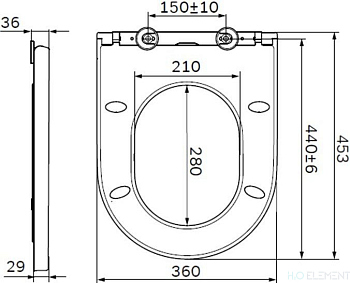 Крышка-сиденье AM.PM Spirit V2.0 C707858WH с микролифтом