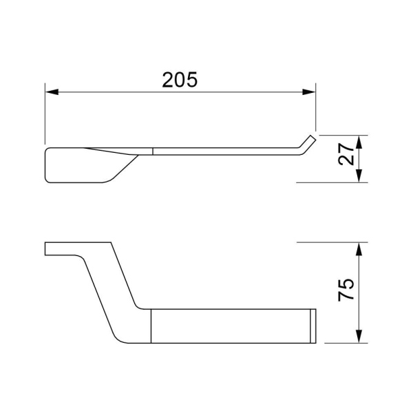 Держатель для туалетной бумаги ART&MAX GINA AM-G-2735A, Хром Держатель для туалетной бумаги ART&MAX GINA AM-G-2735A, Хром