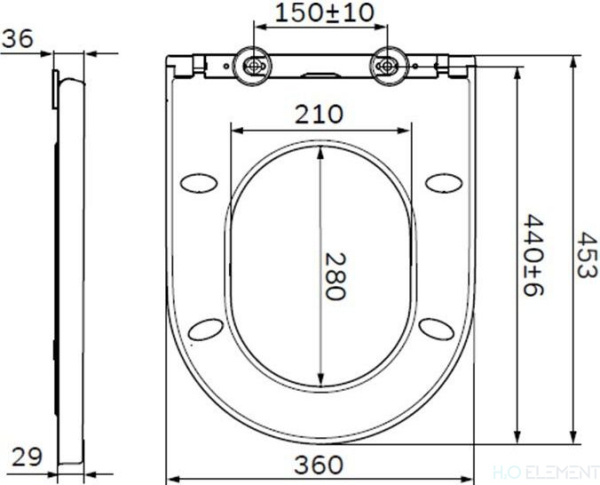 Крышка-сиденье AM.PM Spirit V2.0 C707858WH с микролифтом