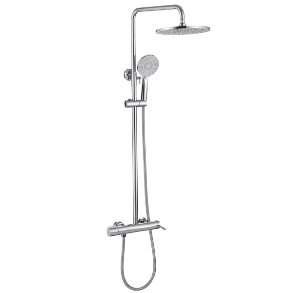 Душевая стойка ABBER Emotion AF8816L с изливом, хром