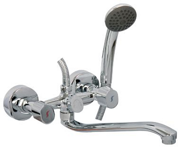 Смеситель Rossinka R02-83 для ванны универсальный