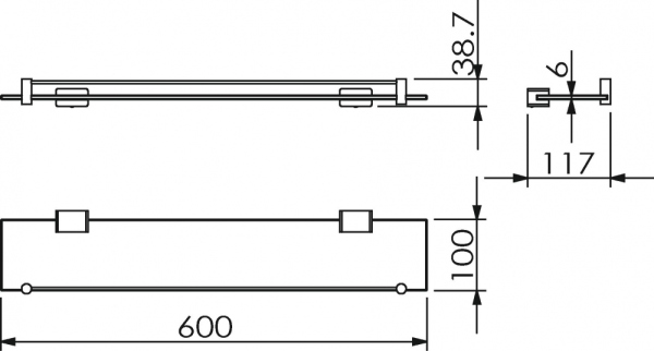 Полка Langberger Vico 11351E