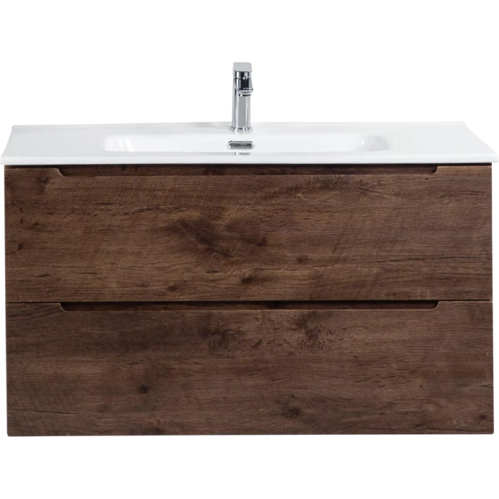 Belbagno База под керамическую раковину подвесная с двумя выкатными ящиками, ETNA-900-2C-SO-RW-P