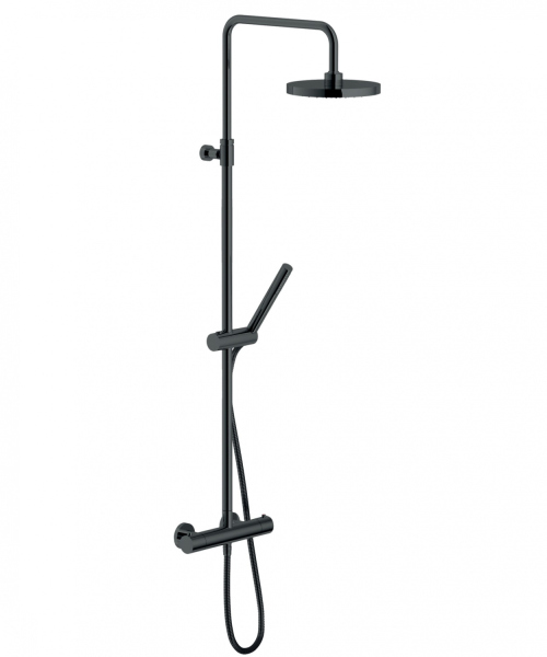 VE125030/50FLP VELIS душевая система с термостатом для душа, глянцевый черный