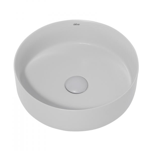 Раковина накладная ABBER Bequem AC2108MLG светло-серая матовая