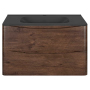 Тумба с раковиной Vincea Paola 800 подвесная, 2 выкатных ящика soft close, R.Wood, VMC-2P800RW+VCB-2VP800W