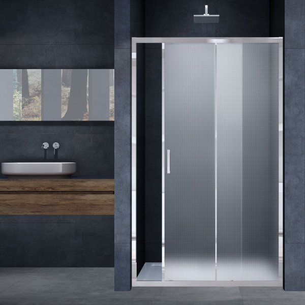 Душевая дверь Vincea Alpha VDS-3AL140MT, 1400, хром, стекло текстурное Душевая дверь Vincea Alpha VDS-3AL140MT, 1400, хром, стекло текстурное
