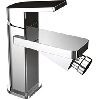 TREND-BSM1-01-Cr Смеситель на биде однорыч c донным клапаном, исполнение хром, ручки хромированные