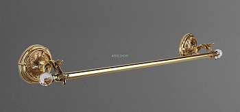 Полотенцедержатель ART&MAX BAROCCO CRYSTAL AM-1780-Do-Ant-C, Античное золото