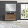 Тумба с раковиной Vincea Mia 900 подвесная, 2 выкатных ящика soft close, V.Oak, VMC-2MA900VO+VCB-3M900W