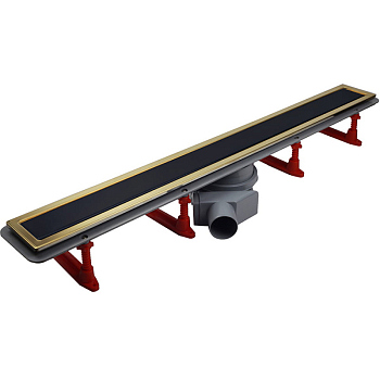 Душевой лоток Pestan Confluo Premium Black Glass Line 850 Gold+ Душевой лоток Pestan Confluo Premium Black Glass Line 850 Gold+