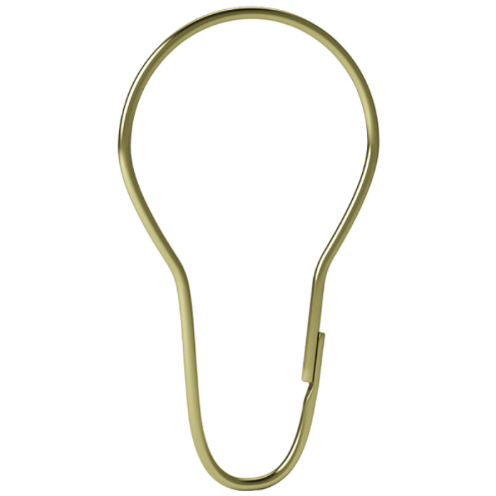 Набор колец  для шторы в ванную комнату Iddis, золото (RINMG00i15)