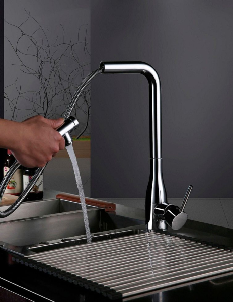 Смеситель Timo Saona 232600FL chrome для кухонной мойки