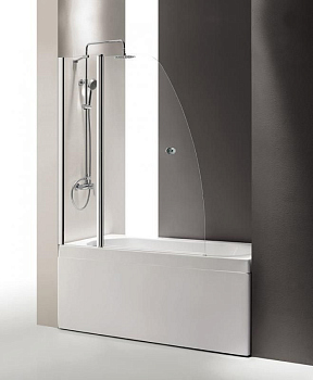 Шторка на ванну Cezares ECO ECO-V-11-120/140-C-Cr