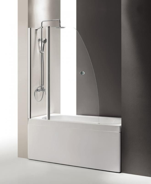 Шторка на ванну Cezares ECO ECO-V-11-120/140-C-Cr