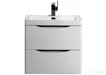 Тумба с раковиной Belbagno ANCONA, ANCONA-N-600-2C-SO-BL+ EA-600-LVB (готовый набор)