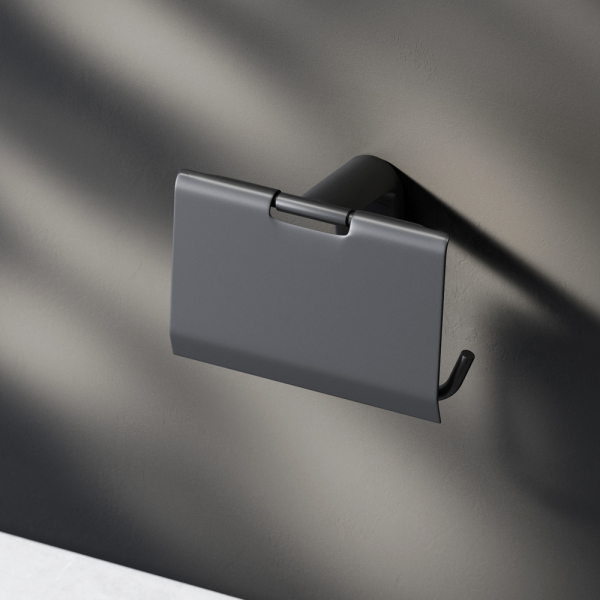 Держатель для туалетной бумаги с крышкой AM.PM X-Joy, A84341422 Держатель для туалетной бумаги с крышкой AM.PM X-Joy, A84341422