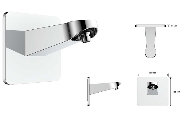 Верхний душ Vincea Inspire VSHD-3I4CCH, хром Верхний душ Vincea Inspire VSHD-3I4CCH, хром