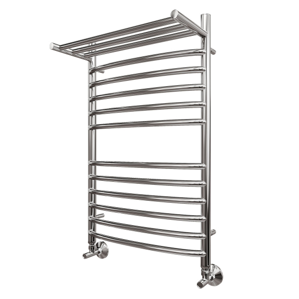 Полотенцесушитель водяной Point PN05158SP П11 500x800 с полкой, хром