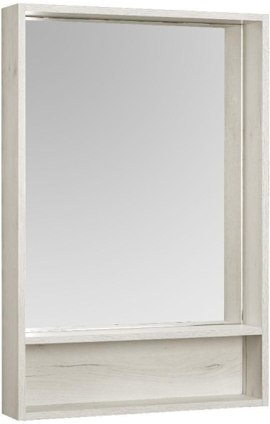 Зеркальный шкаф Акватон Флай 60 белый, дуб крафт 1A237602FA860