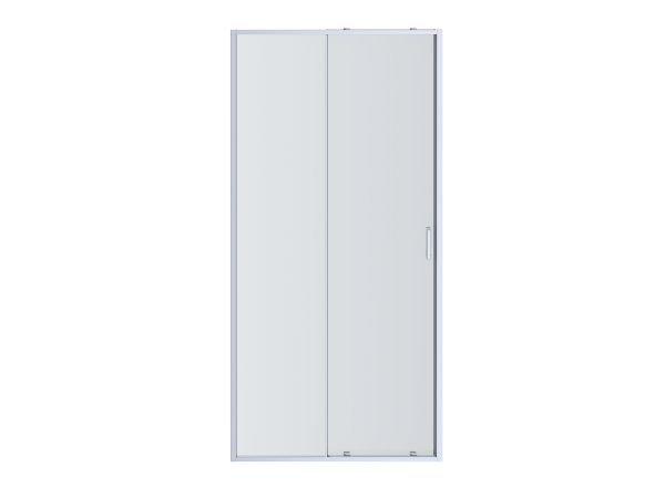 Душевая дверь Aquatek AQ ARI RA 12020BL двухэлементная, 120x200 профиль черный, стекло прозрачное