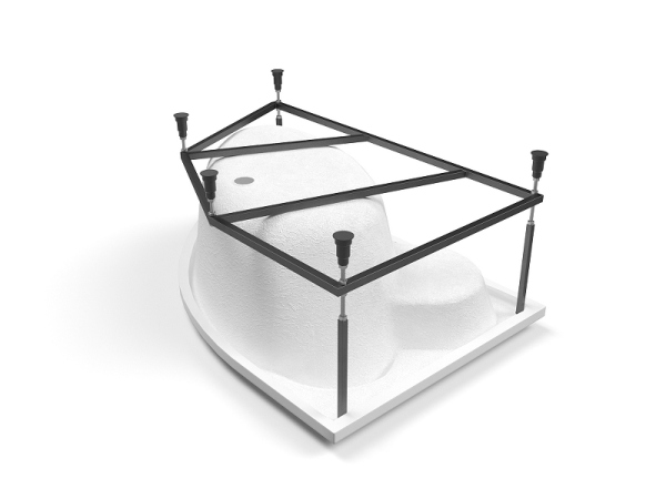 Ванна Cersanit асимметричная KALIOPE 153x100 левая Ванна Cersanit асимметричная KALIOPE 153x100 левая