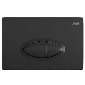 Клавиша смыва D&K черный Rhein.Marx (DB1399025)