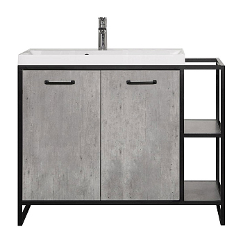 Тумба для комплекта Style Line Лофт 80/100 бетон