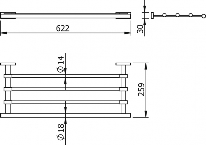 Полка Langberger Alster 10903B