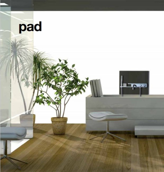 Смеситель Paini PAD PDCR100BO для ванны с душем