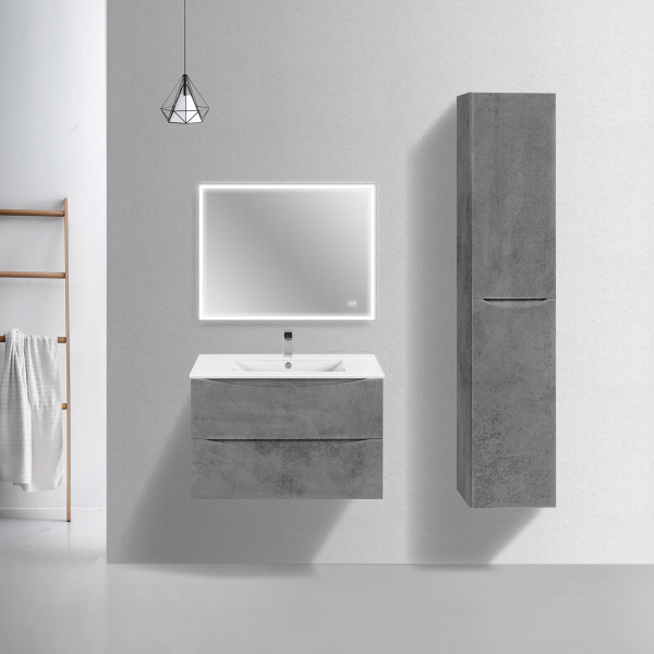 Тумба без раковины Vincea Mia Slim 800 подвесная, Beton, VMC-2MC800S1BT Тумба без раковины Vincea Mia Slim 800 подвесная, Beton, VMC-2MC800S1BT