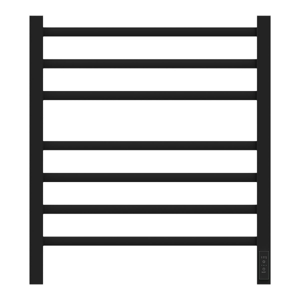 Полотенцесушитель электрический Point PN71856B П7 500x600, диммер справа, черный