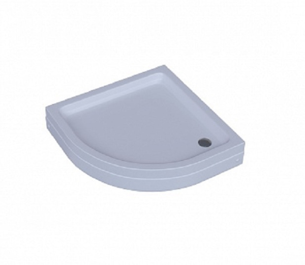 Душевой поддон акриловый Aquatek DPA-0000007 80*80*15 см, 1/4 круга R50