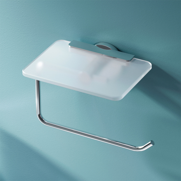 Держатель для туалетной бумаги с полкой AM.PM X-Joy, A85A341500 Держатель для туалетной бумаги с полкой AM.PM X-Joy, A85A341500