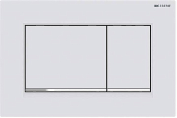 Кнопка смыва Geberit Sigma 30 115.883.JT.1 белый матовый / хром глянцевый