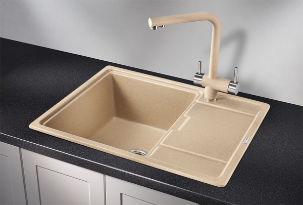 Кухонная мойка GRANULA (6503, ПЕСОК)