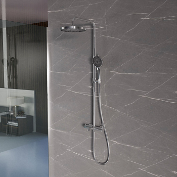 Душевая стойка Vincea Rim VSFS-2RM1CH с изливом, хром