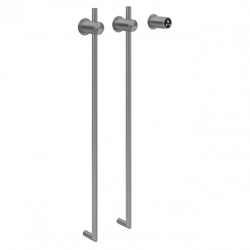 Полотенцесушитель электрический ABBER Charme AH4002BST сталь брашированная