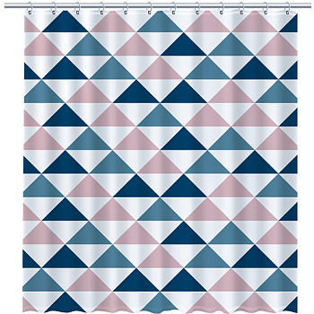 Штора для ванной Fixsen Simple FX-1504 без колец