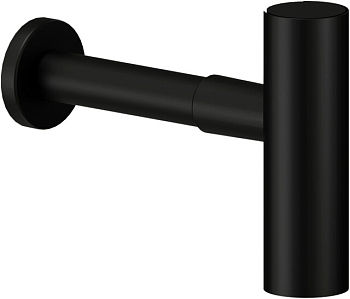 AV00107/10FLP сифон, глянцевый черный