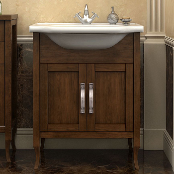 Тумба с раковиной Opadiris Мираж 65 светлый орех