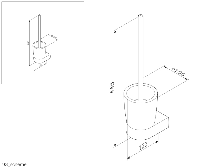 Ершик AM.PM Sensation A3033300