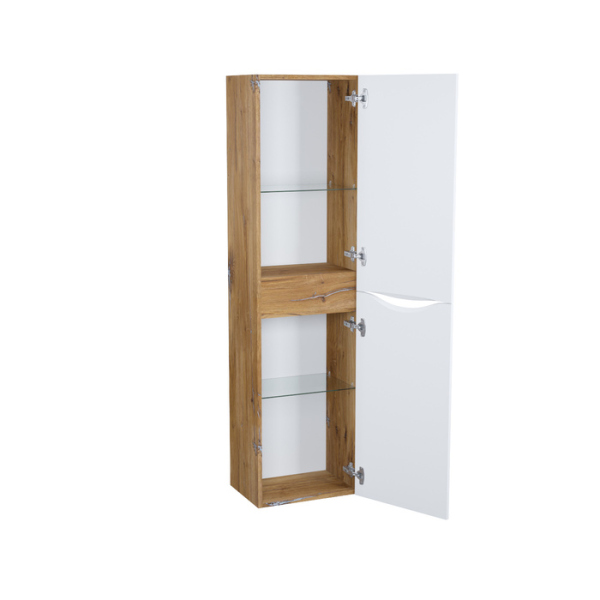 Пенал IDDIS подвесной 40 см белый/золотистый дуб Cloud (CLO40Y0i97)