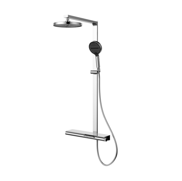 Душевая стойка Vincea Arco VSFS-4AR1CH с изливом, хром