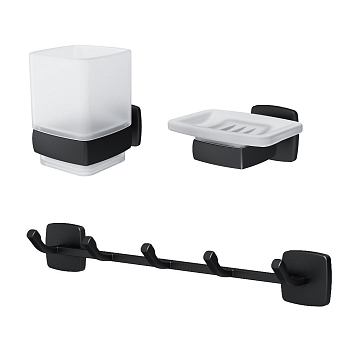 Набор аксессуаров для зоны красоты, черный AM.PM Gem, AK90B1903B